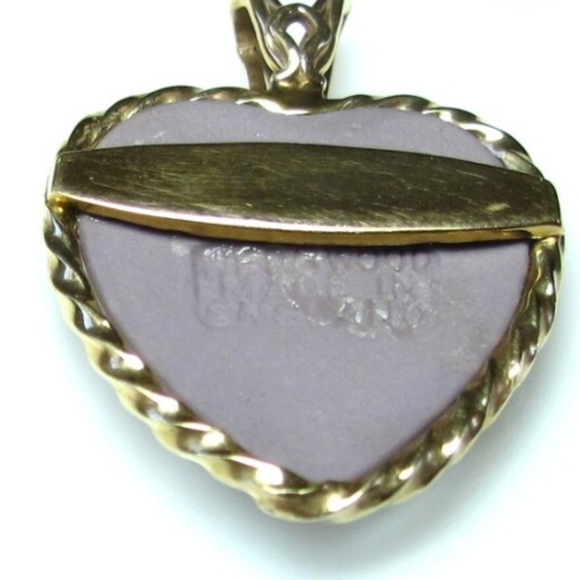 Vintage Wedgewood Lilac Jasper Necklace - Picture 5 of 6